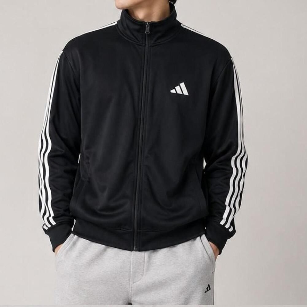 Adidas black zip up jacket